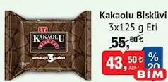 ETİ KAKAOLU BİSKÜVİ 3X125 G